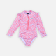 Girl Longsleeve Swimsuit - Floral Ditsy