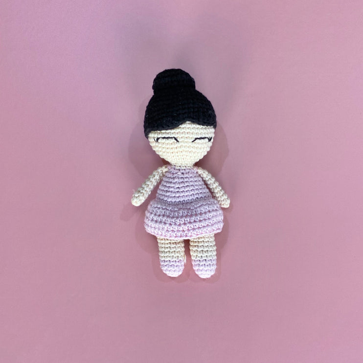 Mini Crochet Ballerina Doll - Clio