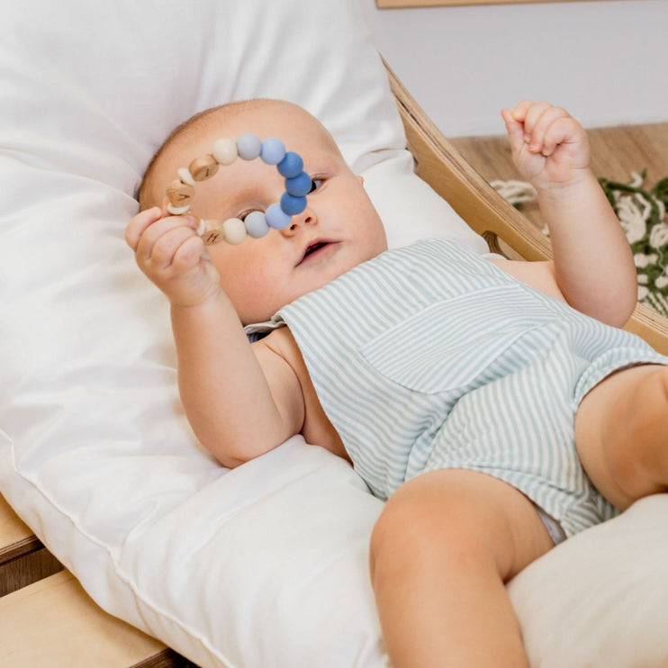 blue baby teether