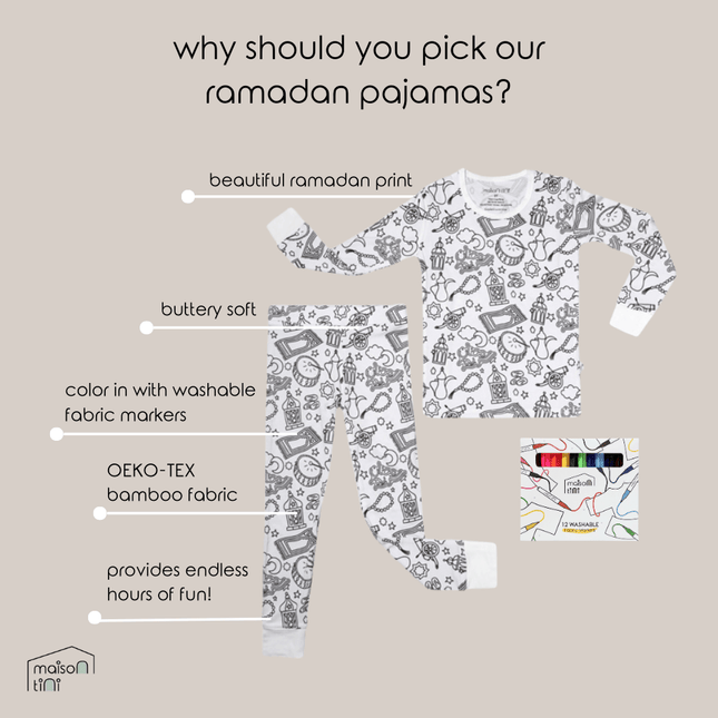 coloring pajamas