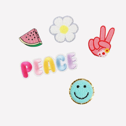 peace theme iron on patches