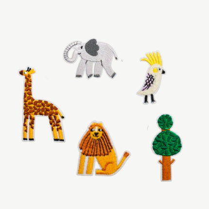 jungle theme iron on patches