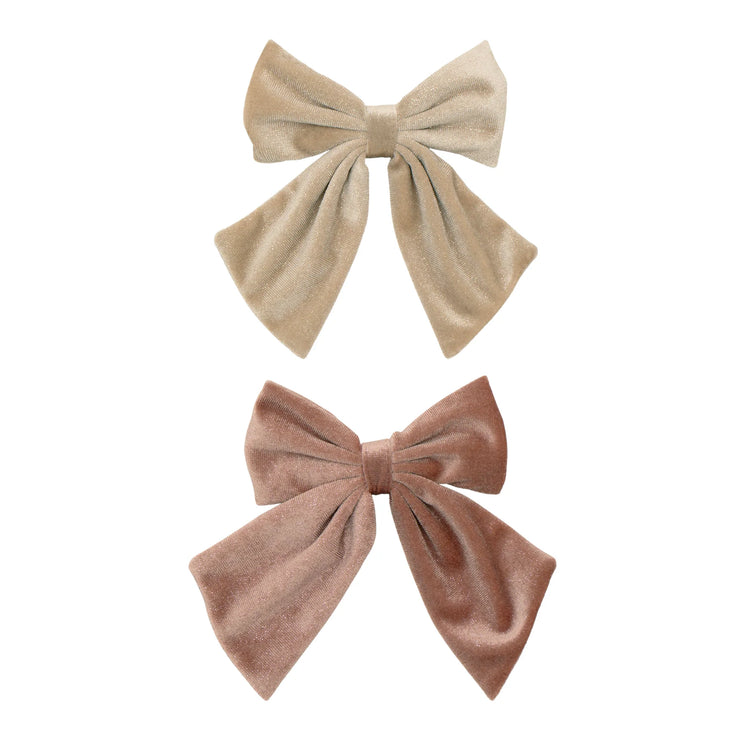 Agnes Oversized Bow Set Pink