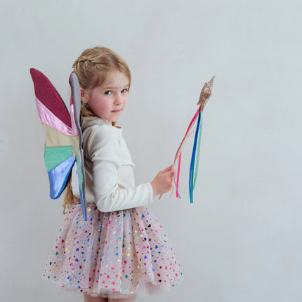 rainbow hearts tutu