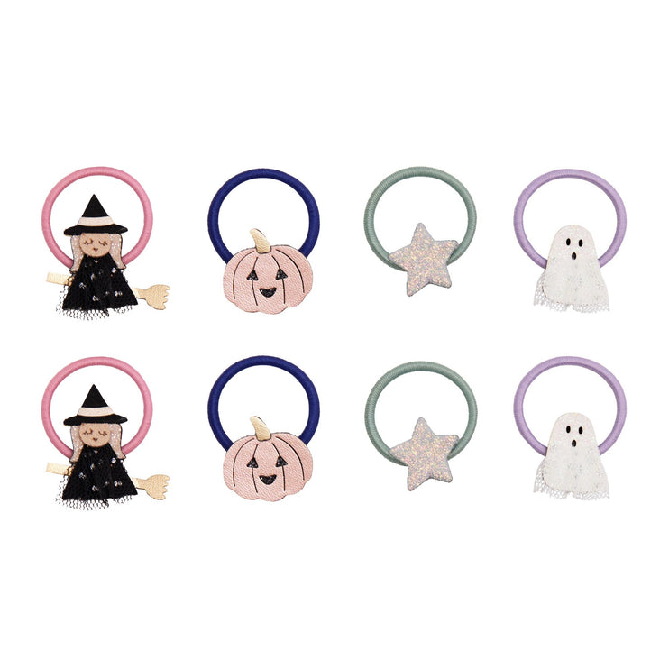Set of Halloween-themed hair ties