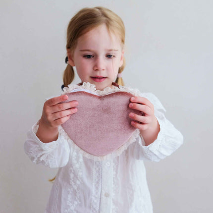 Tulle Velvet Heart Bag