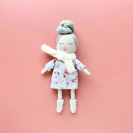 Betty Handmade Doll with white scarf