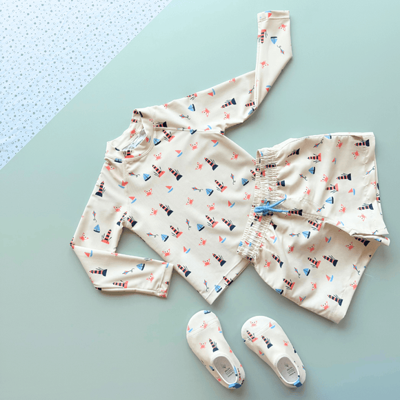 boy gift box swimwear uv protected