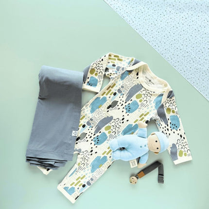 'Baby Boy in Blue' Newborn Gift Box