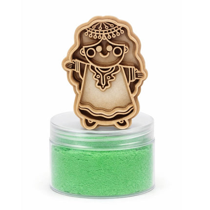UAE Mini Play Dough Set 🇦🇪 - Emirati Girl
