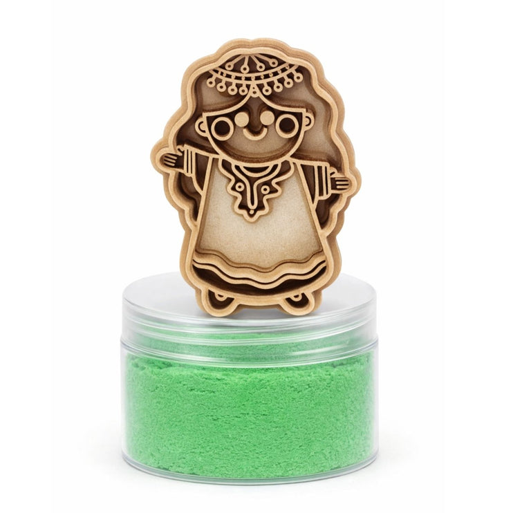 UAE Mini Play Dough Set 🇦🇪 - Emirati Girl