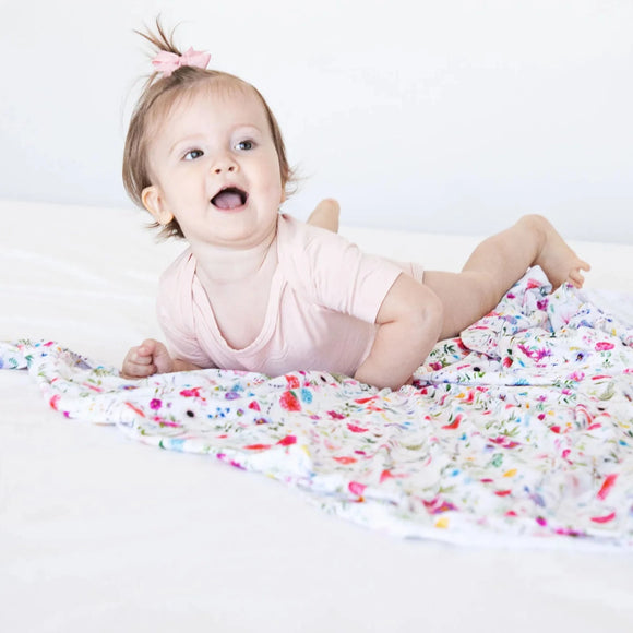 swaddle blanket primavera manine baby bamboo