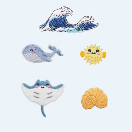 under the water theme iron on patches