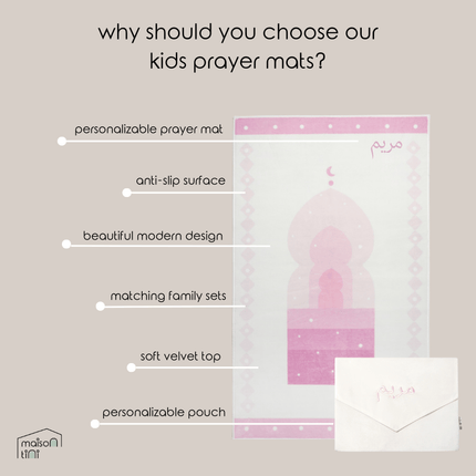 features of maison tini prayer mat