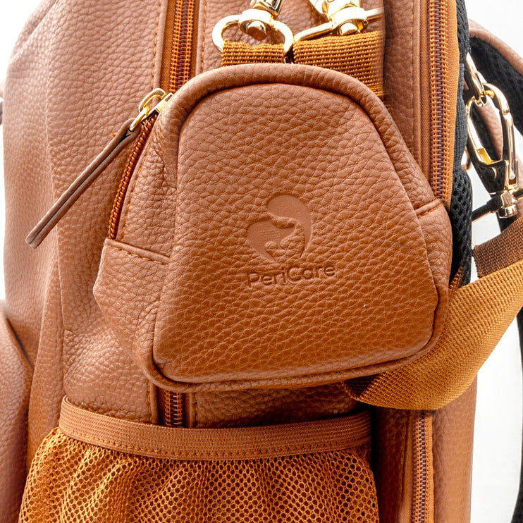 brown backpack for mommy