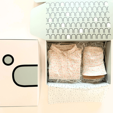 baby girl gift box swimwear kids protected uv flower print 