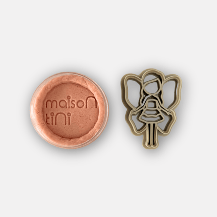 pink orange playdough set fairy cutter party favour kids sensory play