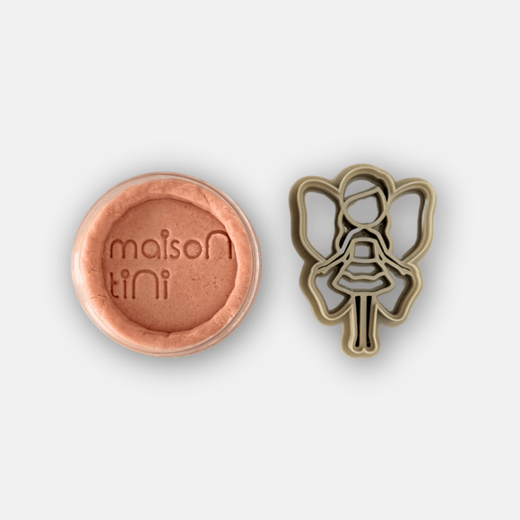 pink orange playdough set fairy cutter party favour kids sensory play