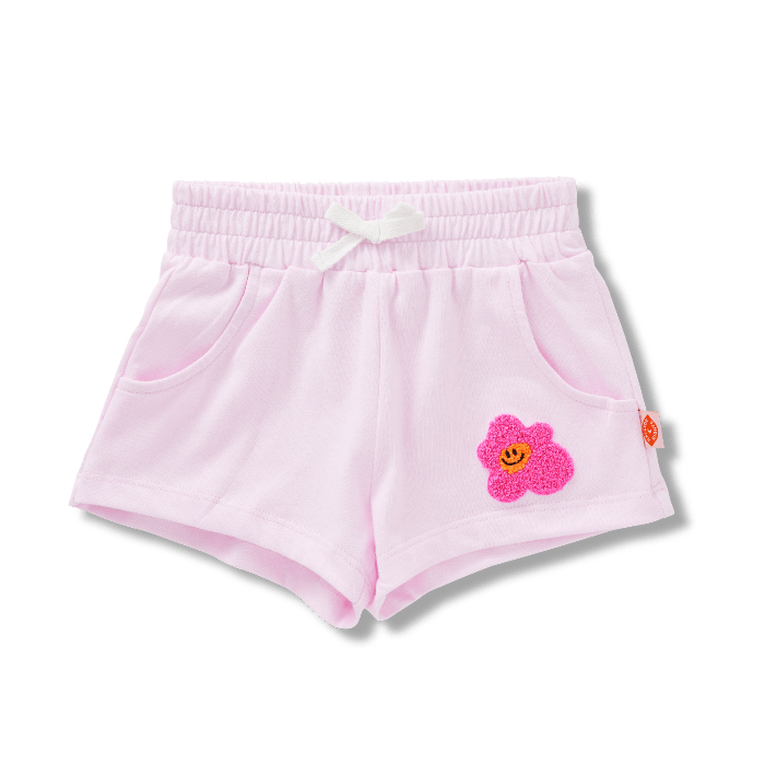 cute shorts with flower detail
