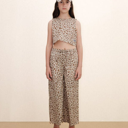 Leopard print top