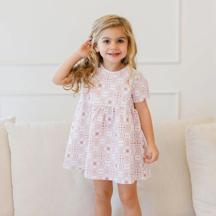 Girl wearing Arabesque Dress