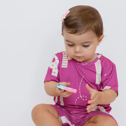 Baby wearing Arqam short sleeve Pajama