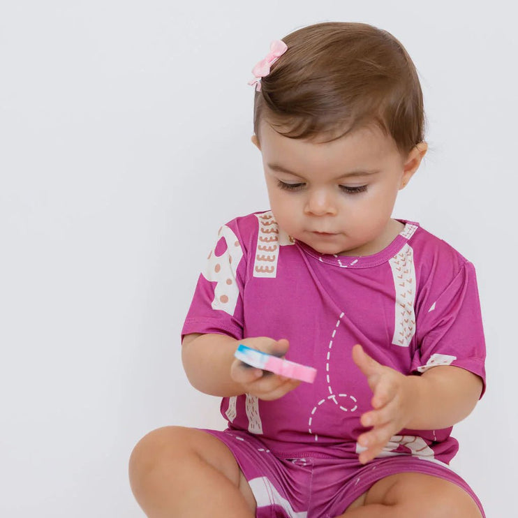 Baby wearing Arqam short sleeve Pajama