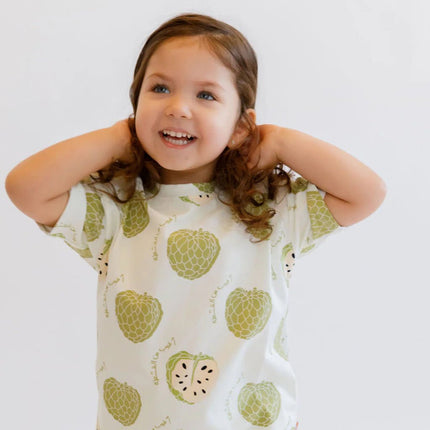 Girl in Ashta shirt and short 