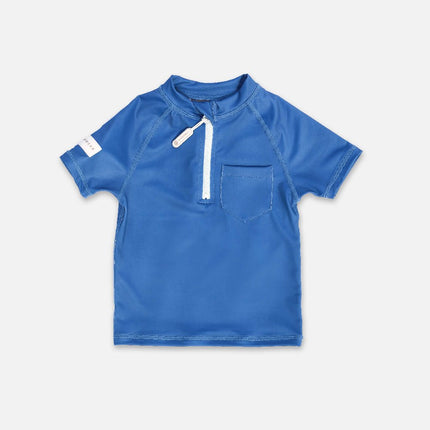 rashguard short sleeve - deep blue