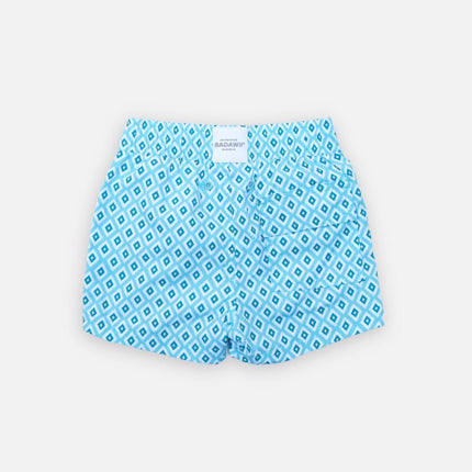 back look of boy shorts diamond green