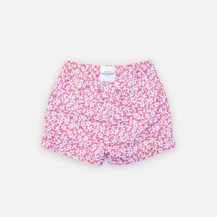back look of the boy shorts floral ditsy