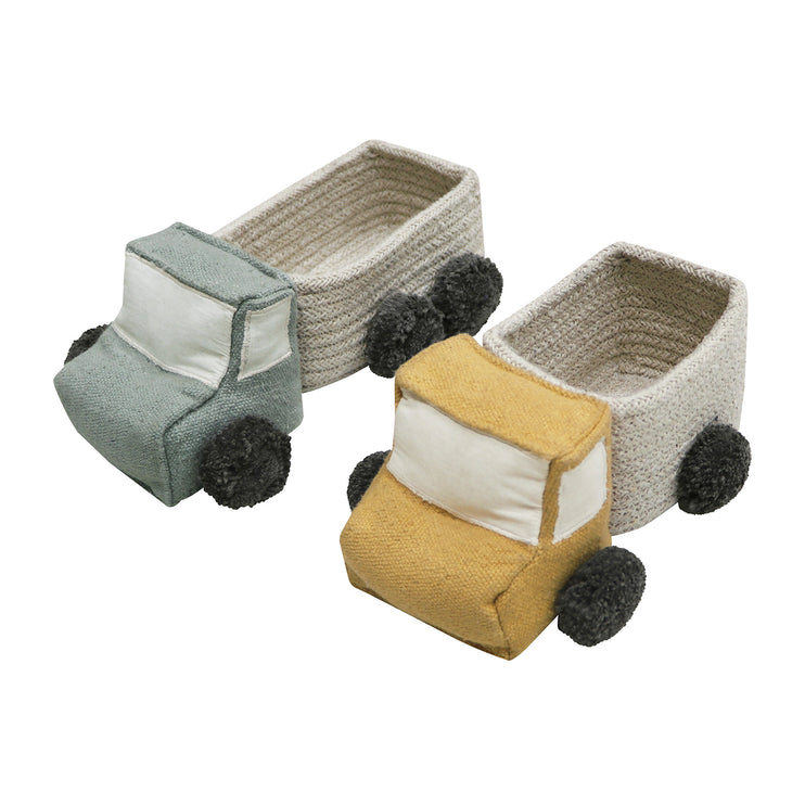 Set of Mini Baskets - Trucks from Lorena Canals