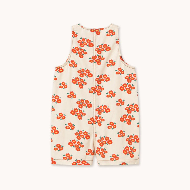 Children's romper with blossoms print