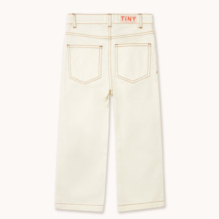 Off-white jeans with 'TINY' print