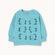 Blue Flowers Graphic Sweatshirt