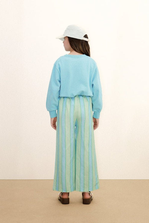 Light cyan sweatshirt backview