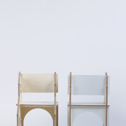 Gia Chairs in 2 colors, side by side