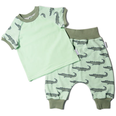Crocodile print set