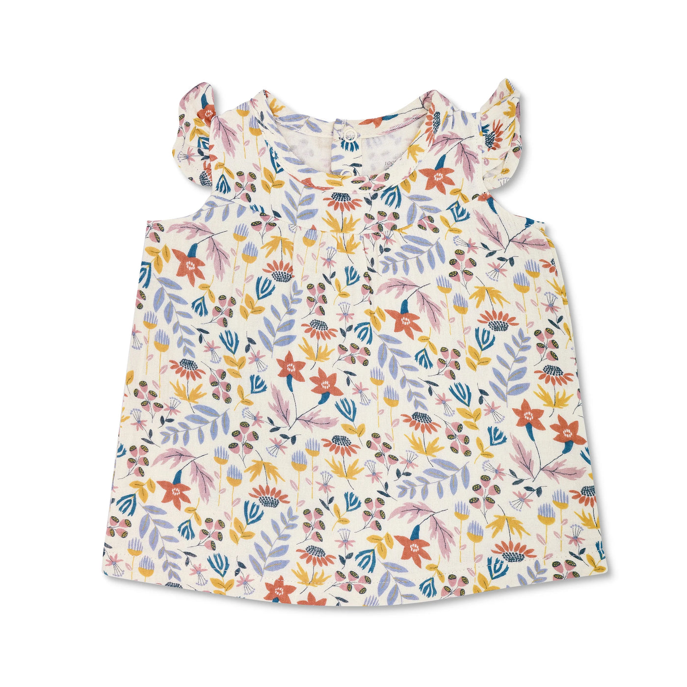 floral muslin dress