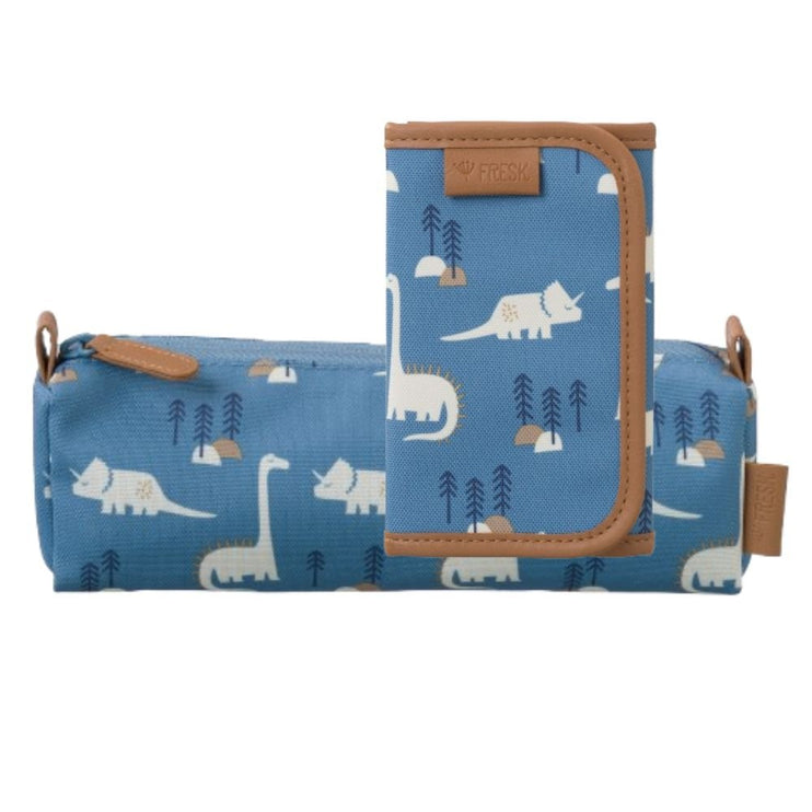 Pencil Case and Wallet with dinosaurs design