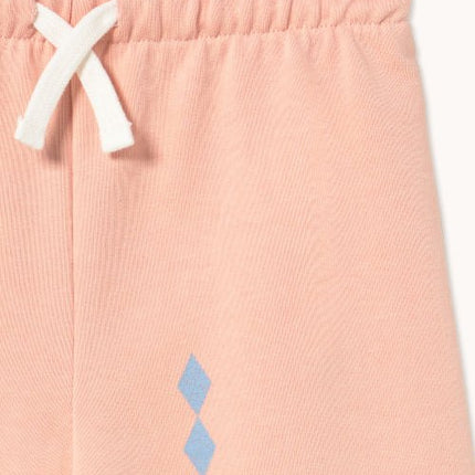 Wild rose sweatpant with blue flower print