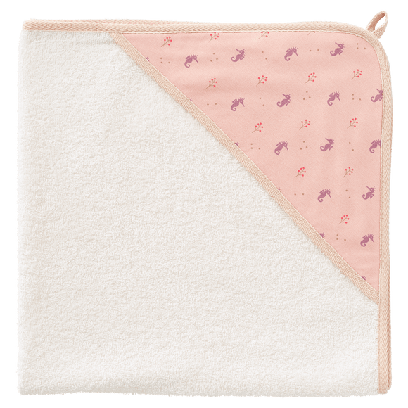 seahorse hooded towel