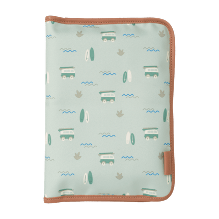 blue diaper changing pad