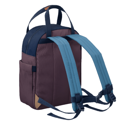 back angle of fresk large backpack outdoor blue shadow