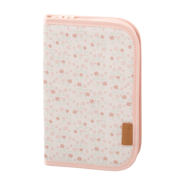 Floral patterned zippered pencil case  case 