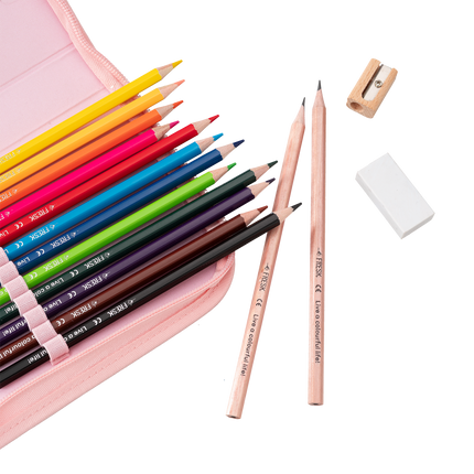 Pencil Case Set - Garden Flowers
