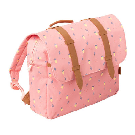side view of the satchel bag summer fruit