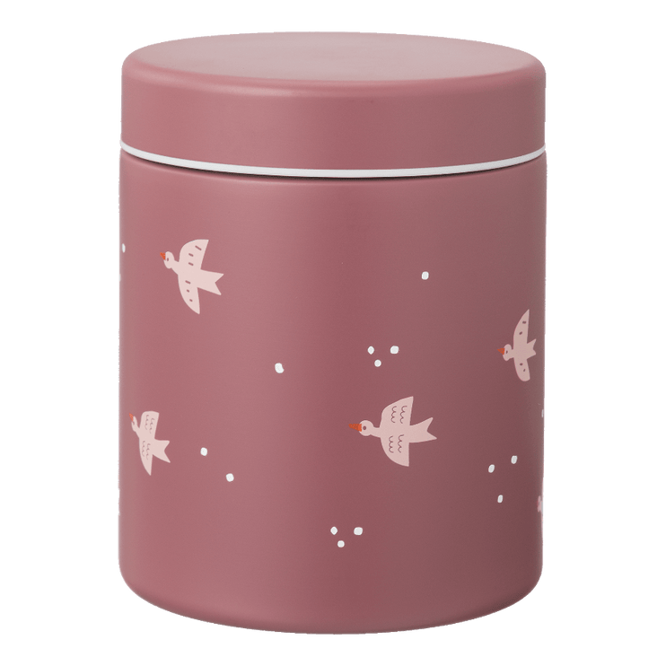 pink food jar 