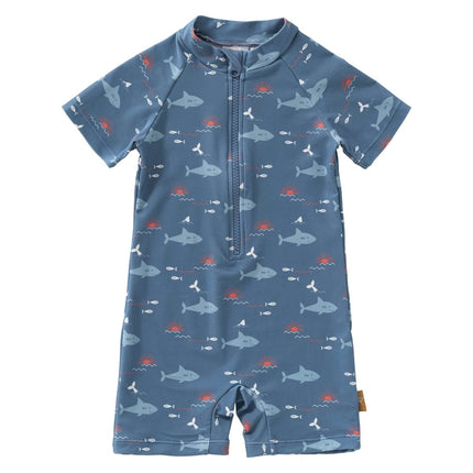 Swim UV Suit with shark print pattern 
