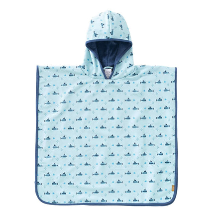 UV Poncho with submarine design pattern